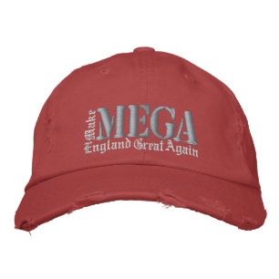 England Groß wieder MEGA Common Law Red Lila Bestickte Baseballkappe
