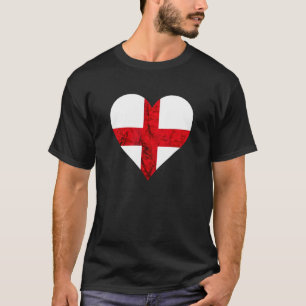 England Herz Englischer Stolz St. Georgs-Kreuz Eng T-Shirt