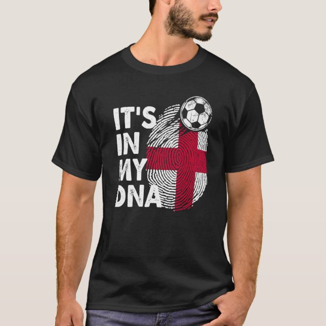 England in meiner DNA England Flag Team England T-Shirt (Vorderseite)