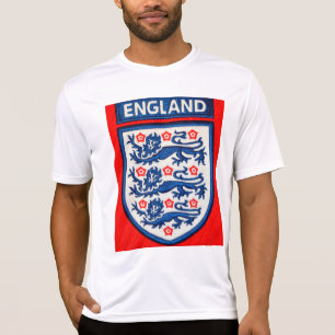 England International Fußballvereins-Wappen T-Shir T-Shirt