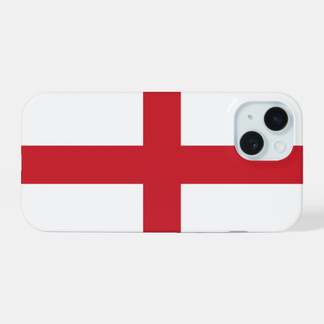 England iPhone 15 Hülle (Rückseite (Horizontal))