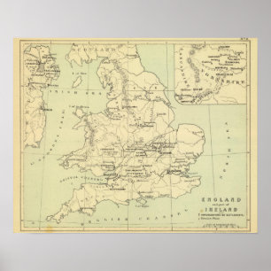 England, Irland Poster