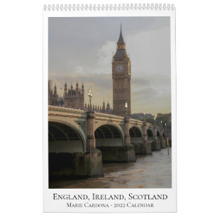 England, Irland und Schottland - Kalender 2022
