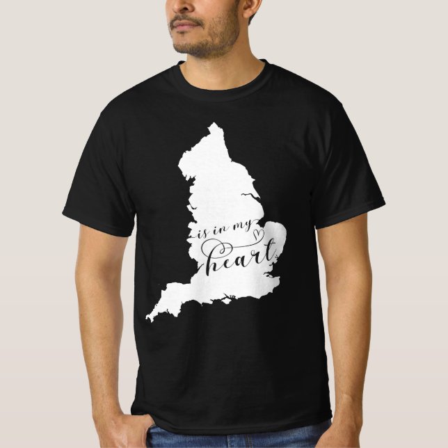 England ist in meinem Herzen T-Shirt (Vorderseite)