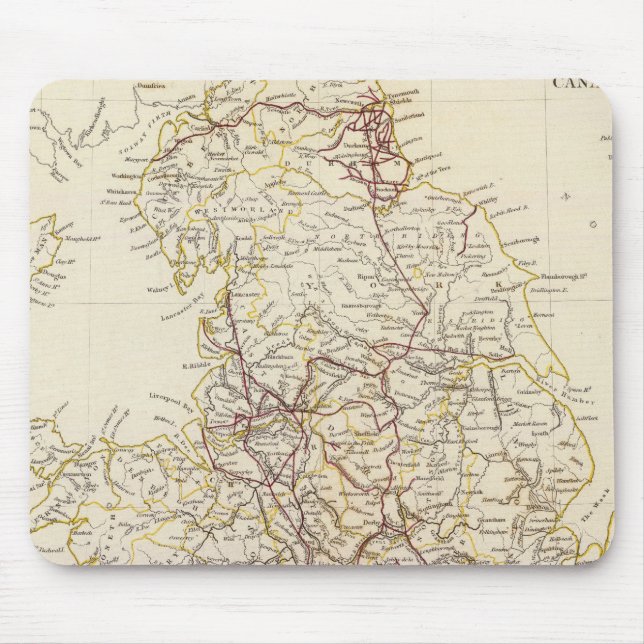 England Kanäle, Eisenbahnen Mousepad (Vorne)