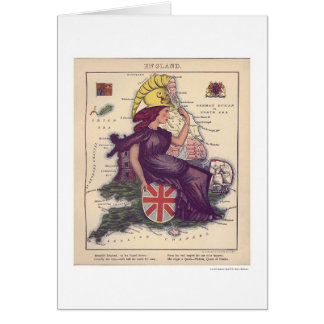 England-Karikatur-Karte 1868