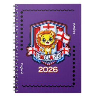 England Kinder Notizblock