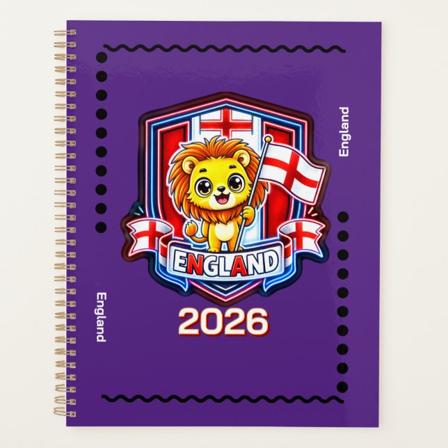 England Kinder Planer (Vorderseite)