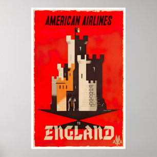 England Kunst Englisch Schloss Druck E McKnight Poster