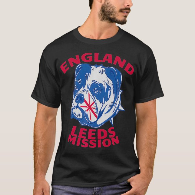 England Leeds Mission LDS Missionar Mormon Geschen T-Shirt (Vorderseite)