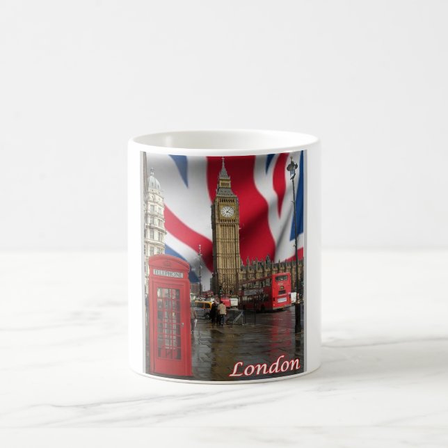 England - London - Big Ben - Kaffeetasse (Mittel)