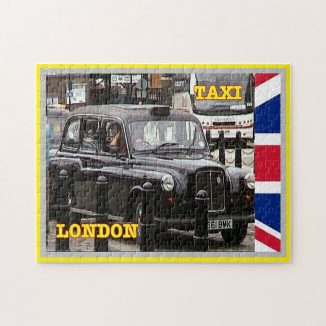 England - London - Black Cap Taxi - Puzzle (Horizontal)
