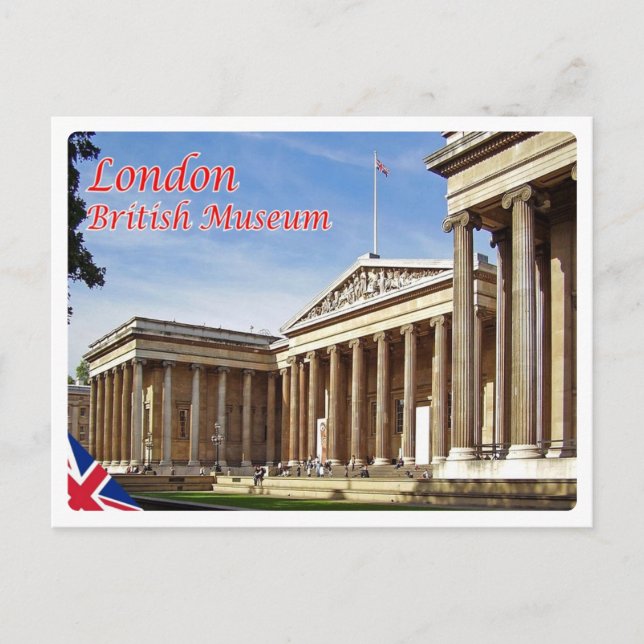 England - London - Britisches Museum - Postkarte (Vorderseite)