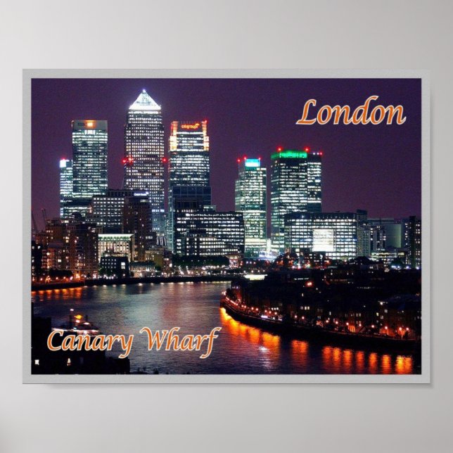 England - London - Canary Wharf - Poster (Vorne)