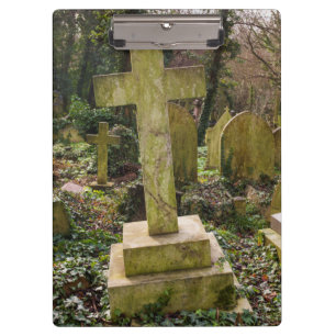 England, London, Highgate Cemetery, Grabstätte Klemmbrett