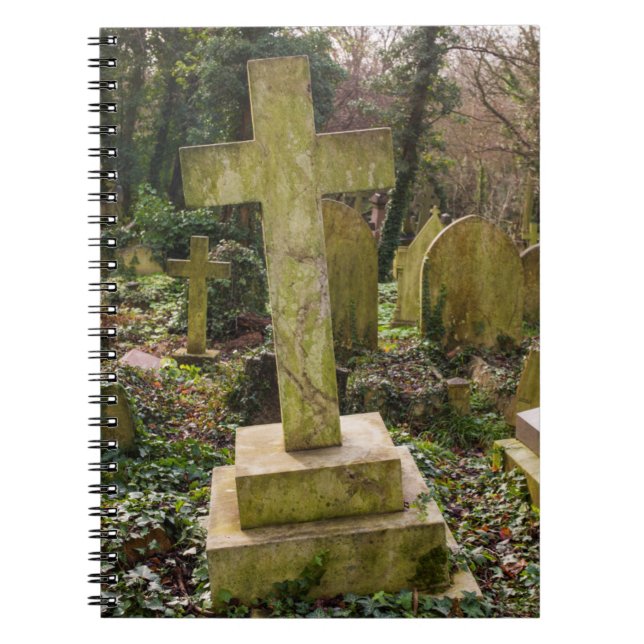 England, London, Highgate Cemetery, Grabstätte Notizblock (Vorderseite)