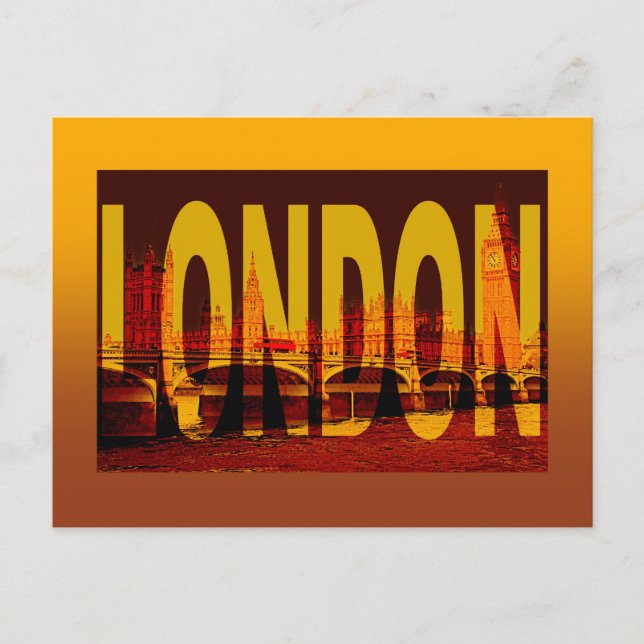 England London Postkarte (Vorderseite)