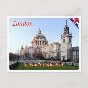 England - London - St. Paul's Cathedral - Postkarte