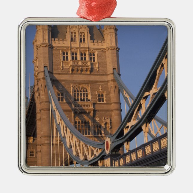 England, London, The Tower Bridge Silbernes Ornament (Vorne)