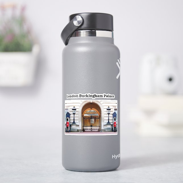 England London Tourismus Buckingham Palace Aufkleber (HydroFlask)