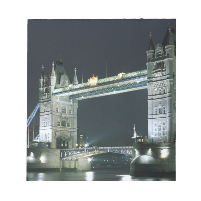 England, London, Tower Bridge. Notizblock (Vorderseite)
