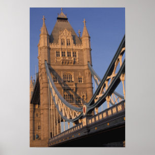 England, London, Tower Bridge Poster