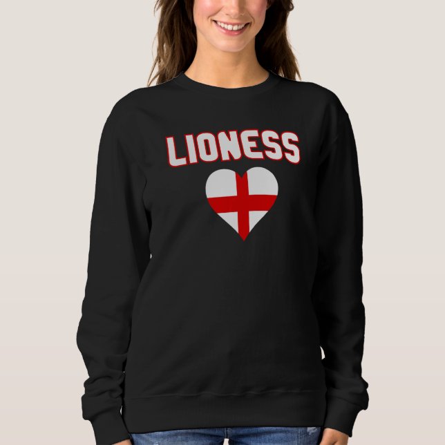 England Löwinnen Fußball   Sweatshirt (Vorderseite)