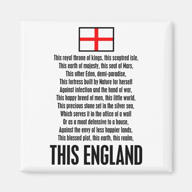 England Magnet (Vorne)