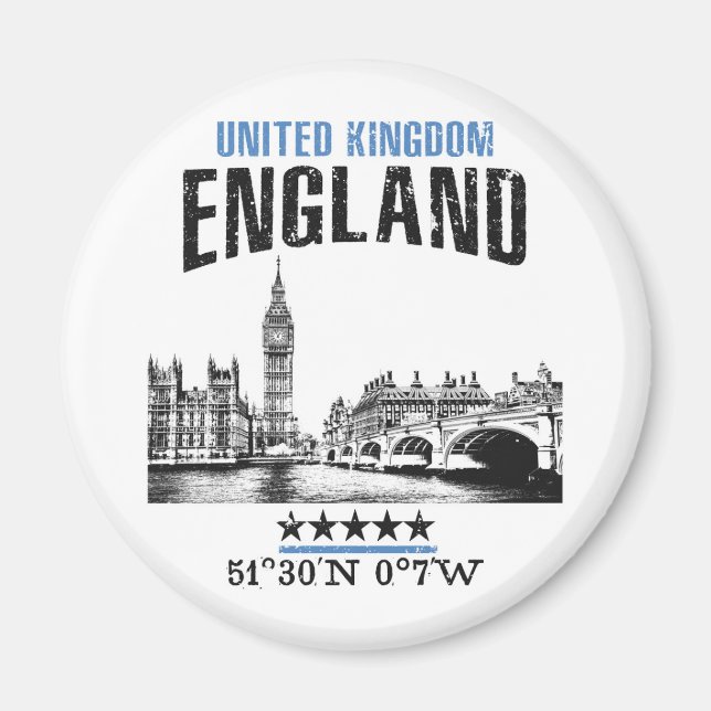 England Magnet (Vorne)
