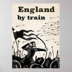 England Mit dem Zug Vintage-Reiseposter Poster