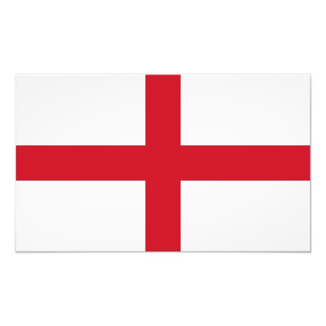 England - Nationale Flagge Fotodruck (Vorne)