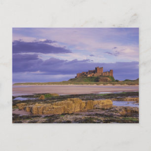England, Northumberland, Burg Bamburgh Postkarte