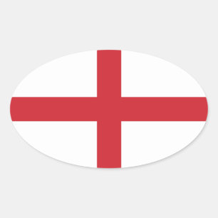 England Ovaler Aufkleber