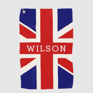 England - Personalisierte Flagge Golfhandtuch