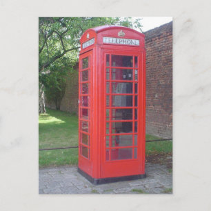 England Phonebooth Postkarte