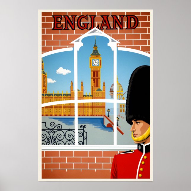 England Plakat (Vorne)