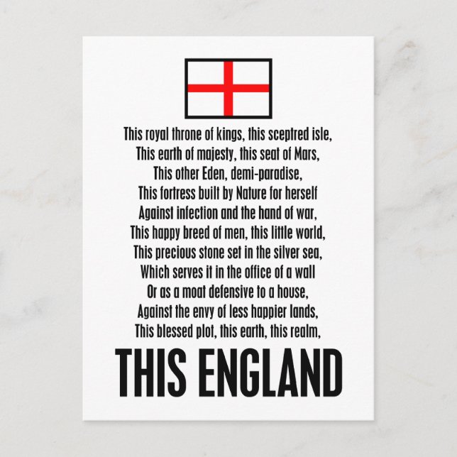 England Postkarte (Vorderseite)