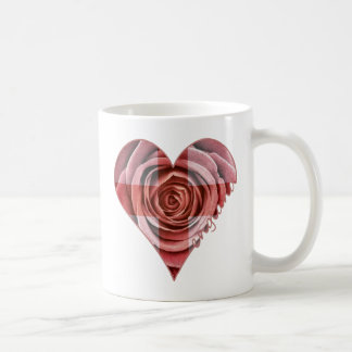 England-Rosen-Herz Kaffeetasse