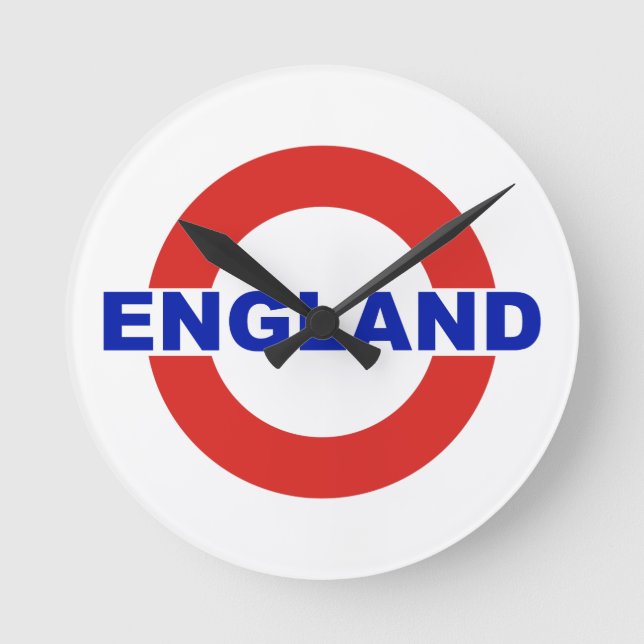 England Round Clock Runde Wanduhr (Vorderseite)