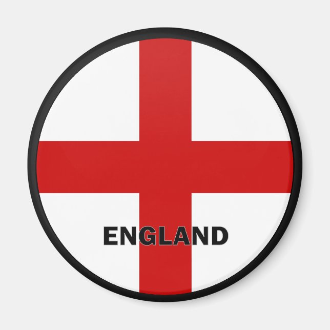 England Roundel Qualitätsflagge Magnet (Vorne)