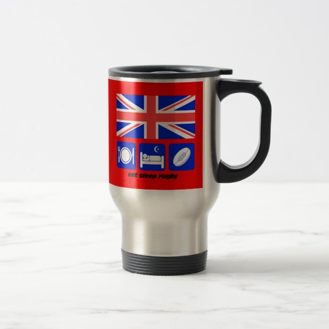England-Rugby Reisebecher (Rechts)