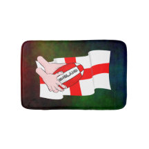 England Rugby Team Unterstützer Flag mit Ball