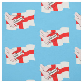 England Rugby Team Unterstützer Flag mit Ball Stoff