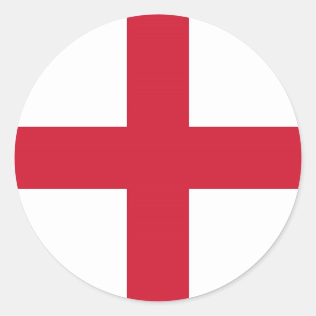 ENGLAND RUNDER AUFKLEBER (Vorderseite)