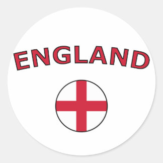 England Runder Aufkleber