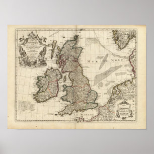 England, Schottland, Europa Poster