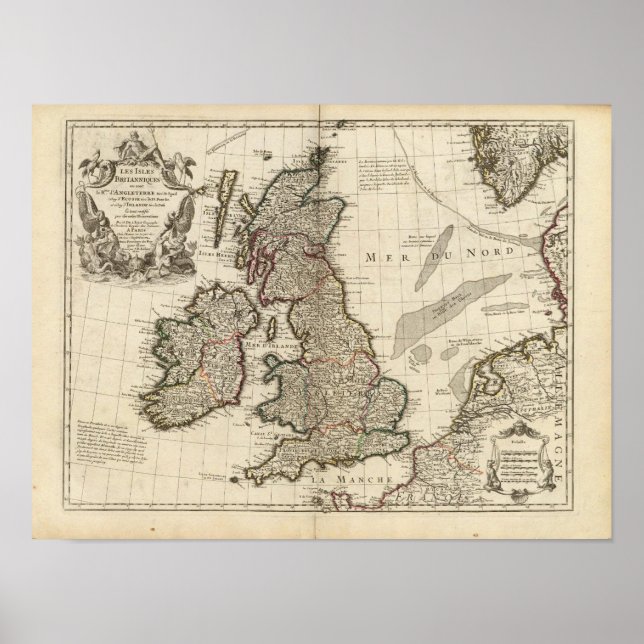 England, Schottland, Europa Poster (Vorne)