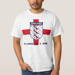 ENGLAND-SEElöwen AUF EINEM SHIRT-T-SHIRT T-Shirt