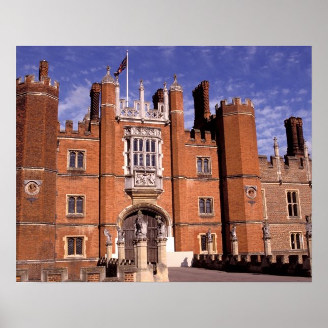 England, Surrey, Hampton Court Palace. 3 Poster (Vorne)