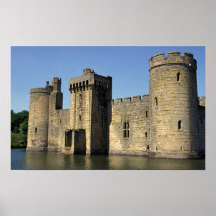 England, Sussex, Burg Bodiam. Poster